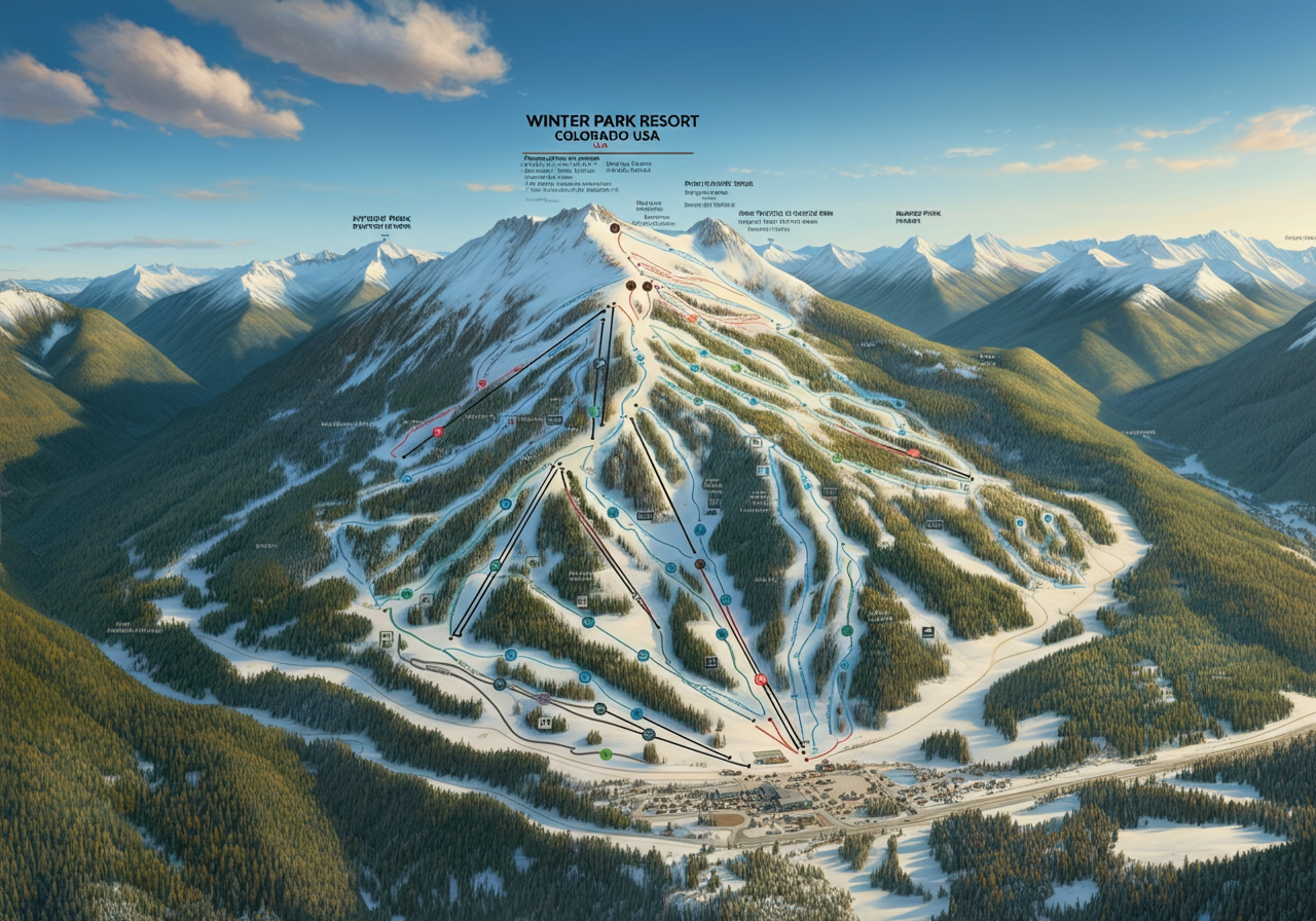 Winter Park Resort Trail Map